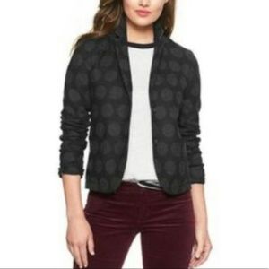 GAP Blazer 4 Academy Black Gray Polka Dot